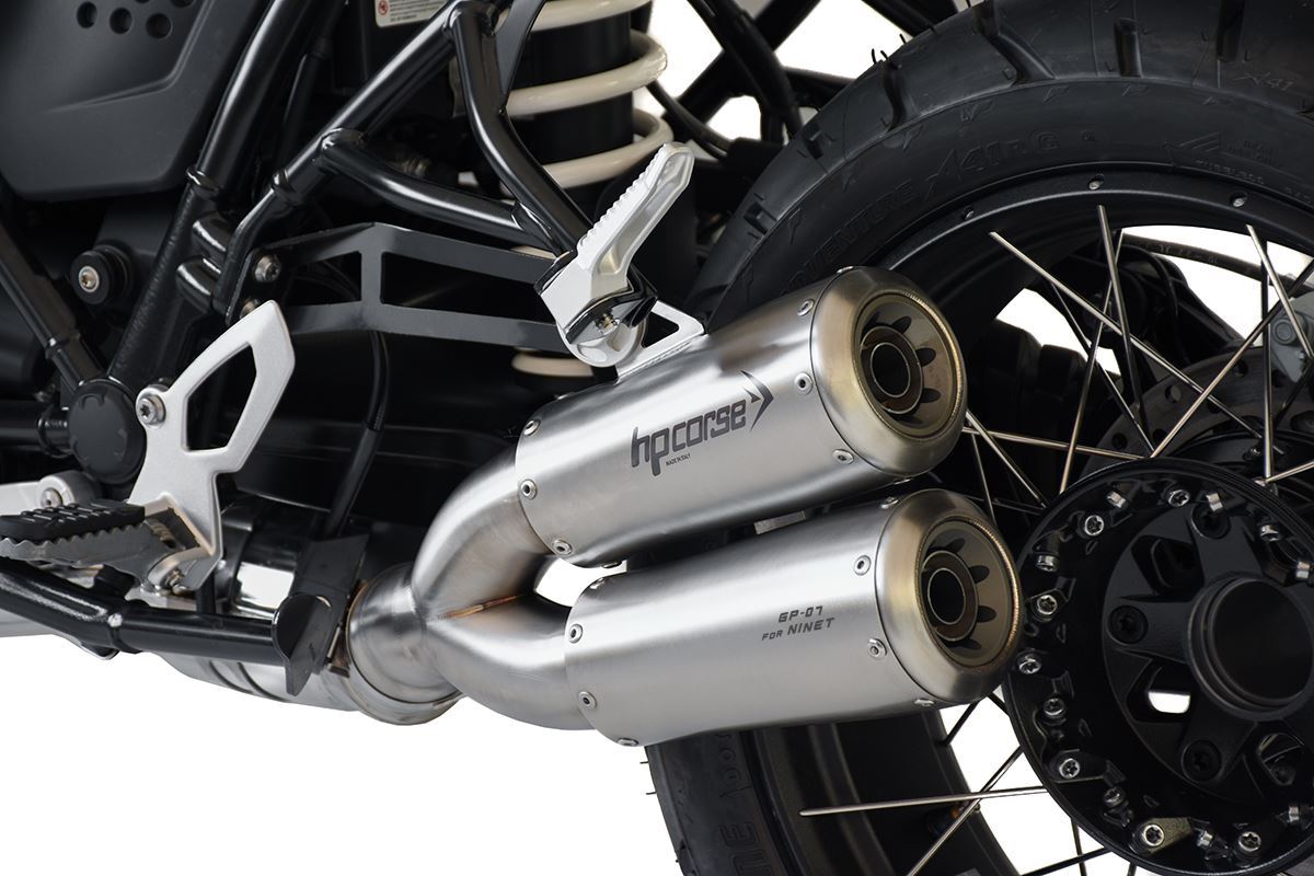 HPCorse - 1 into 2 GP-07 Exhaust for BMW R Nine T 2021-Up