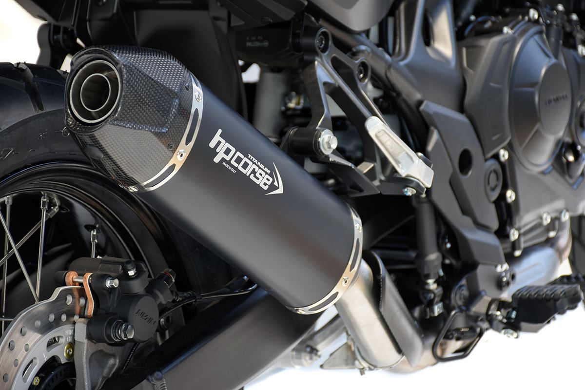 HPCorse - SP-1 Carbon Short Exhaust for Honda XL750 Translp