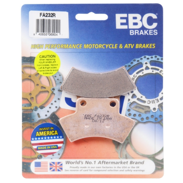 EBC-FA232R EBC BRAKE PAD FA232R 840655069041