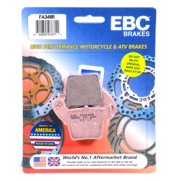 EBC-FA346R EBC BRAKE PAD RR FA346R 840655076711