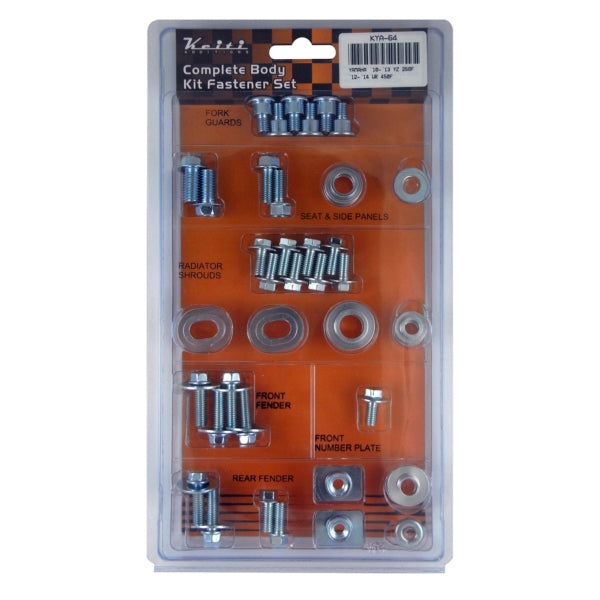 Keiti-PLASTIC FASTENER KIT KYA-64 4714086072504
