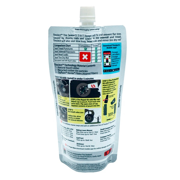 TireJect-TIRE SEALANT 10OZ REFILL POUCH 767408998475 10767408998475
