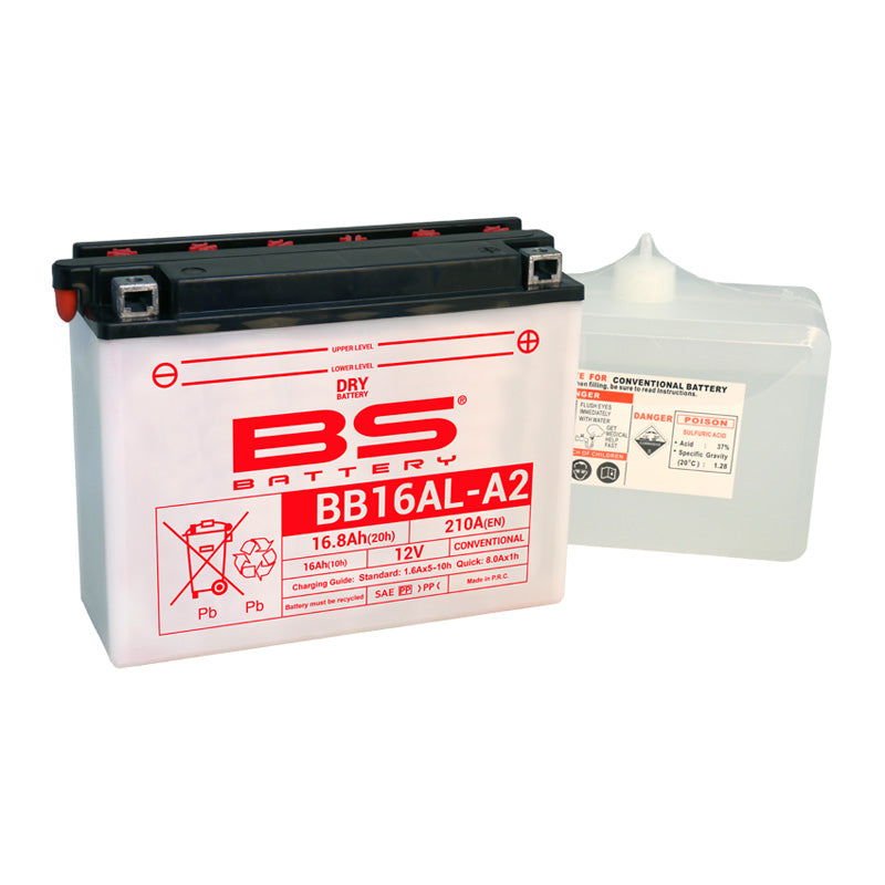 BS Battery - BS DRY - BB16AL-A2 (With Acid Pack) (YB16AL-A2)