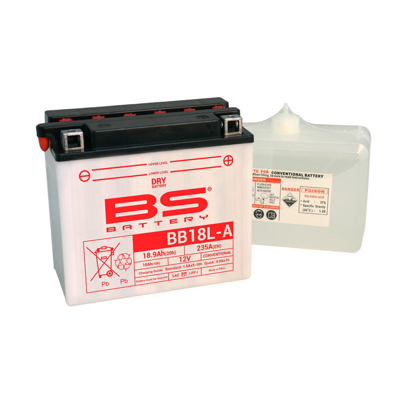 BS Battery - BS DRY - BB18L-A (With Acid Pack) (YB18L-A)
