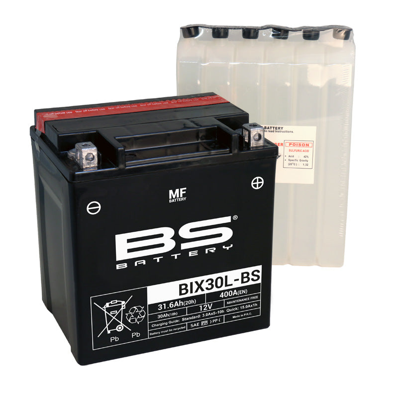 BS Battery - BS MF - BIX30L-BS (YIX30L-BS)