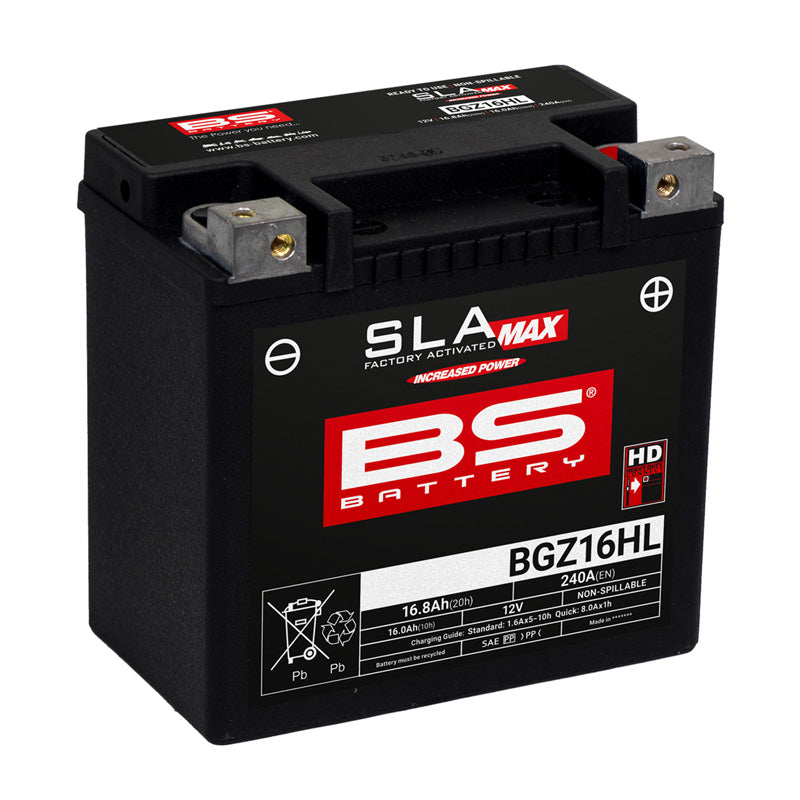 BS Battery - BS SLA MAX - BGZ16HL (FA) (GYZ16HL)