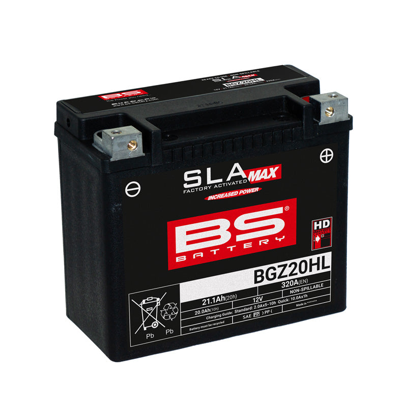 BS Battery - BS SLA MAX - BGZ20HL (FA) (GYZ20HL)