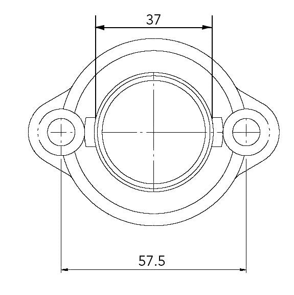 Kimpex-CARBURETOR FLANGE A/C 07-100-01