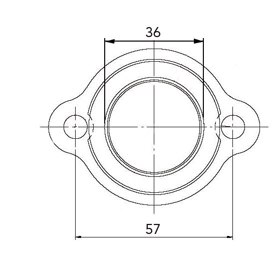 Kimpex-CARBURETOR FLANGE POL 07-100-08 782422648120