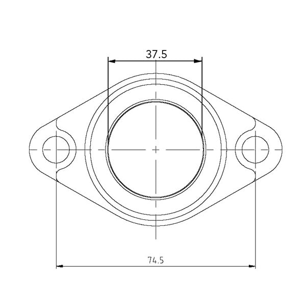 Kimpex-CARBURETOR FLANGE POL 3084438