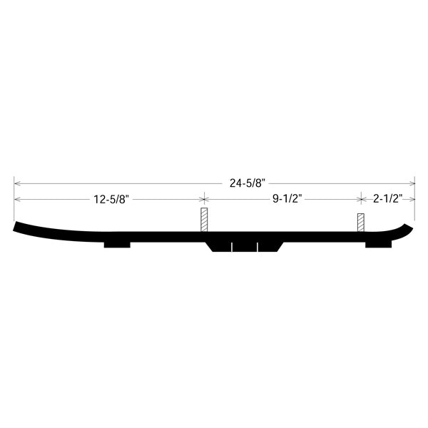 Kimpex-CARBIDE WEARBAR SINGLE 90D QTY2 SKI-DOO 371874 779423079282