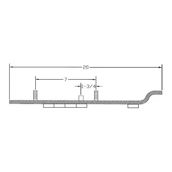 Kimpex-CARBIDE WEARBAR SINGLE 90D QTY2 SKI-DOO 371904 779423079145