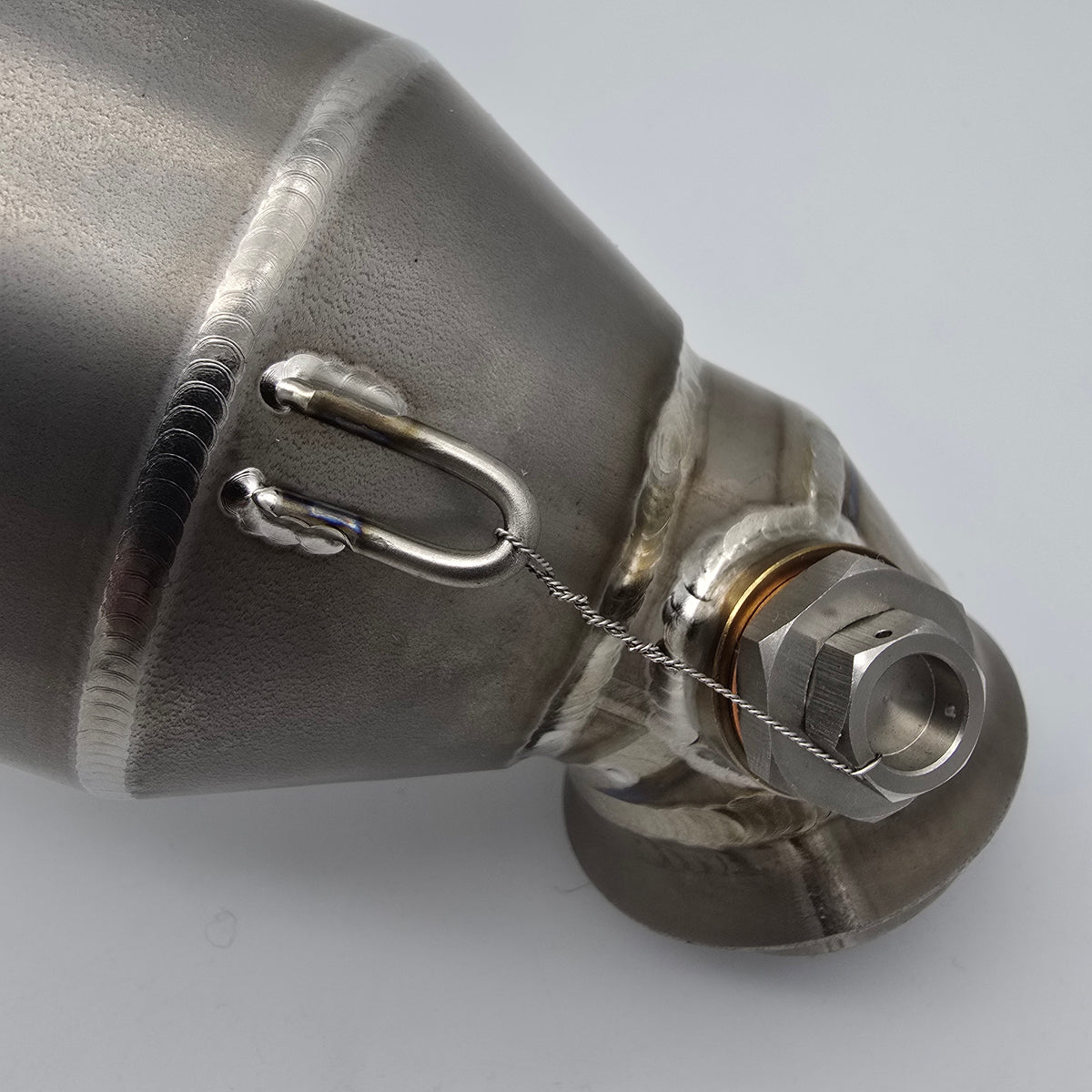 TripleClamp Moto - Titanium DeCat Link Pipe for KTM 790/890 Adventure/R & Husqvarna Norden 901