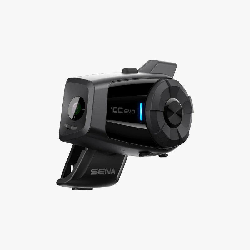 Sena - 10C EVO Motorcycle Bluetooth Camera & Communication System with HD Speakers