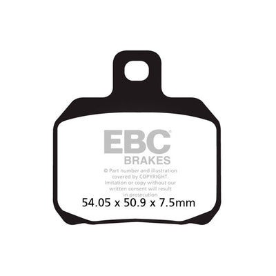 EBC-EPFA266HH EBC BRAKE PAD RR/LF APRILIA EPFA266HH 889668234404