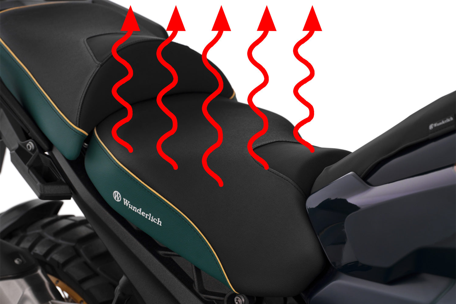 Wunderlich AKTIVKOMFORT rider seat - with seat heating Smart Plug & Play R 1300 GS-13112-004