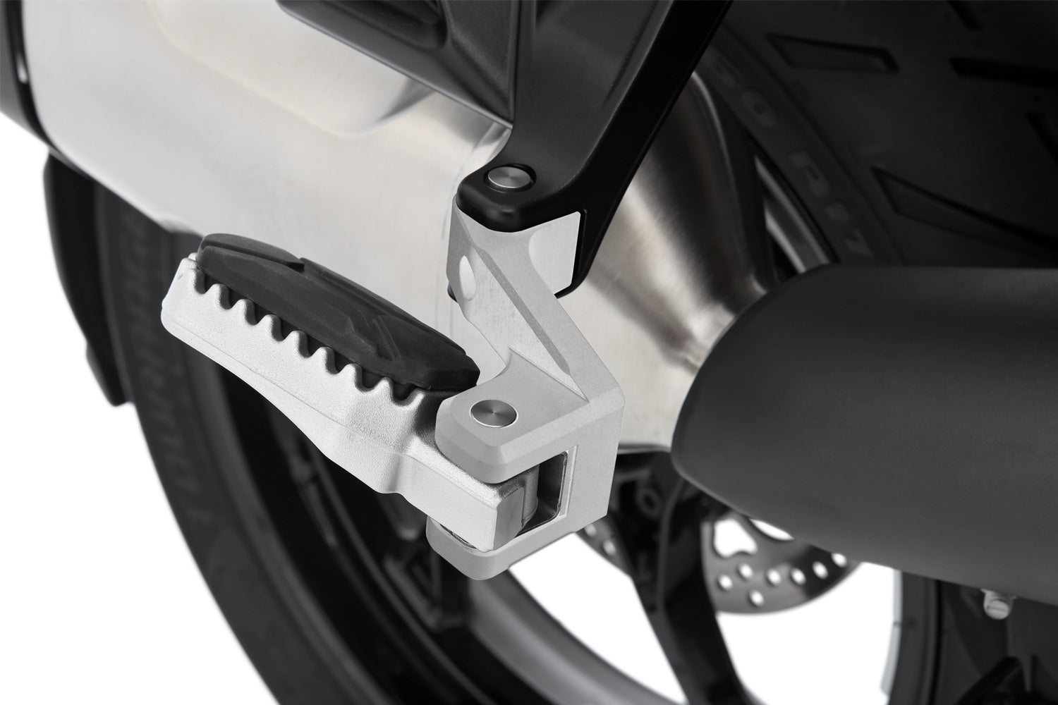 Wunderlich passenger footrest lowering kit R 1300 GS (Adventure) - complete your BMW ✔ Premium components ✔ Integrated design ➜ Order now