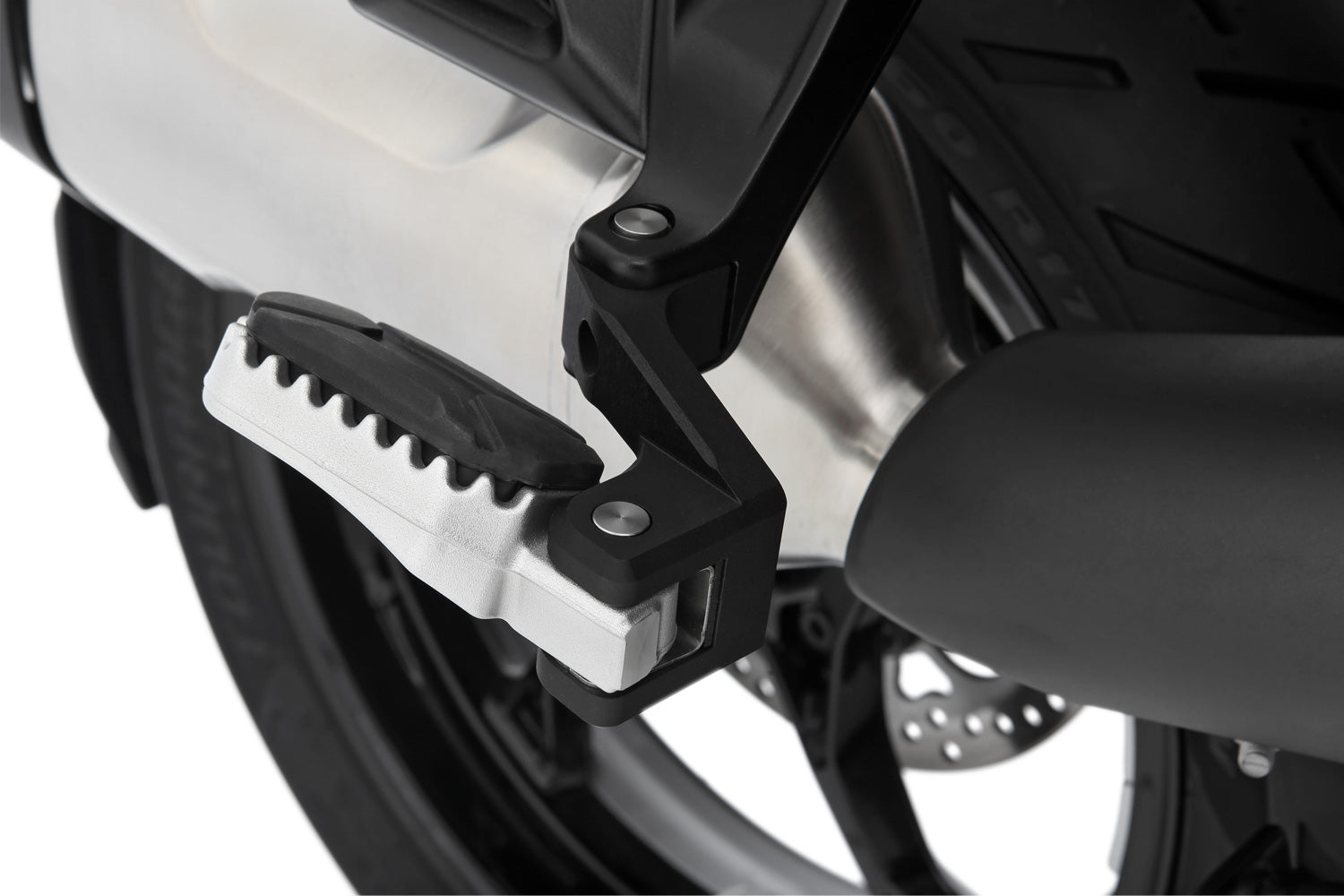 Wunderlich passenger footrest lowering kit R 1300 GS (Adventure) - complete your BMW ✔ Premium components ✔ Integrated design ➜ Order now