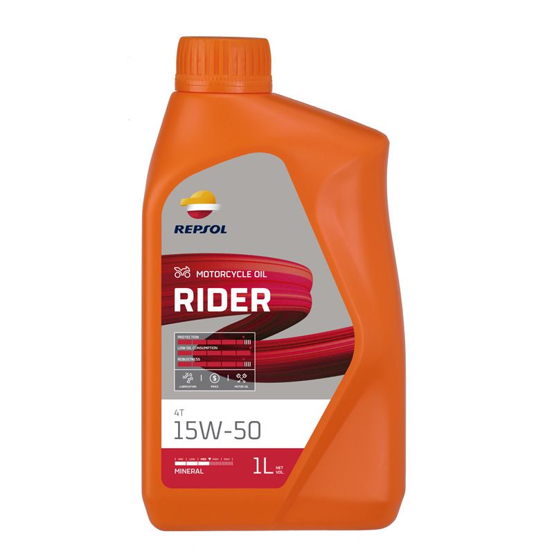 Repsol - Rider 4T Mineral Engine Oil - 15W50