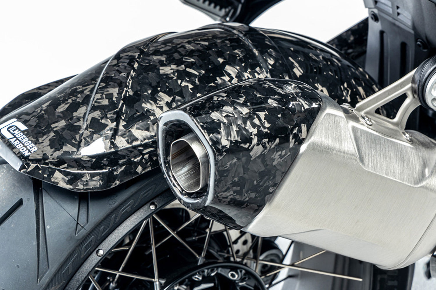 Ilmberger - Rear Exhaust Heat Shield for R 1300 GS + Adventure