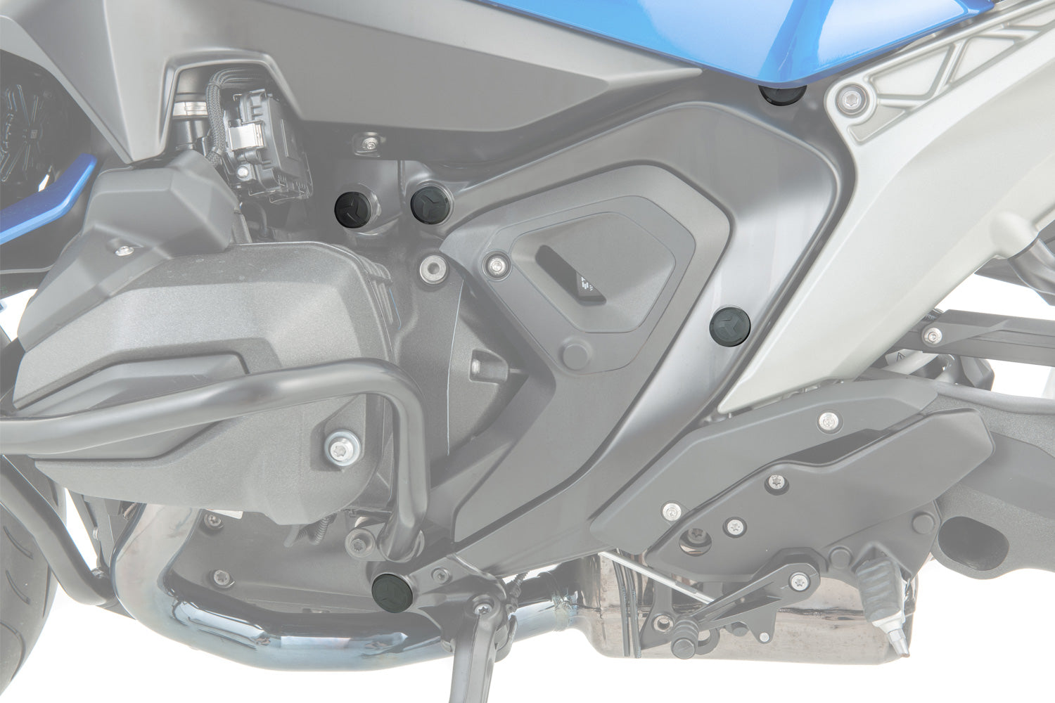 Set consisting of a total of nine model-specific frame plugs ✔ Premium components ✔ Integrated design