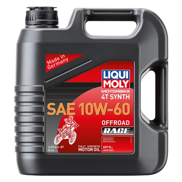 LiquiMoly - 4T SAE MX/Off-Road Race Synthetic Engine Oil - 10W60