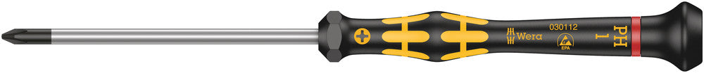 Wera Tools - 1550 PH ESD Kraftform Micro screwdriver for Phillips screws