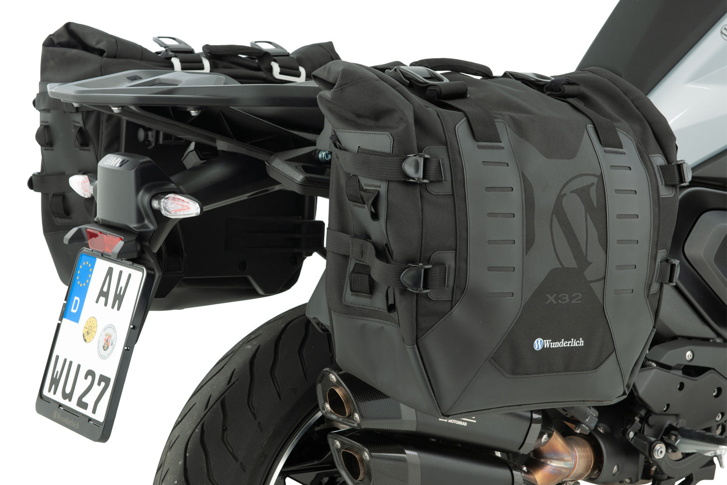Wunderlich luggage system X-BAG X32 R 1300 R/RS with BMW luggage mounts-15608-102
