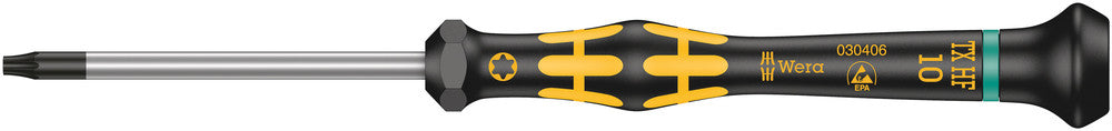 Wera Tools - 1567 TORX® HF ESD Kraftform Micro screwdriver with holding function for TORX® screws
