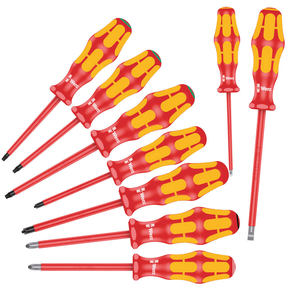 Wera Tools - 160 i/162 i/167 i/9 Screwdriver set Kraftform Plus Series 100