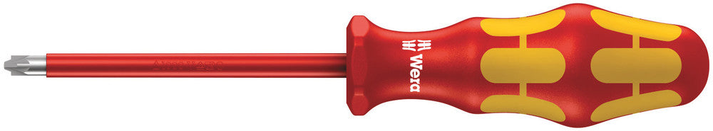 Wera Tools - 165 i PZ/S VDE Insulated screwdriver for PlusMinus screws (Pozidriv/slotted)