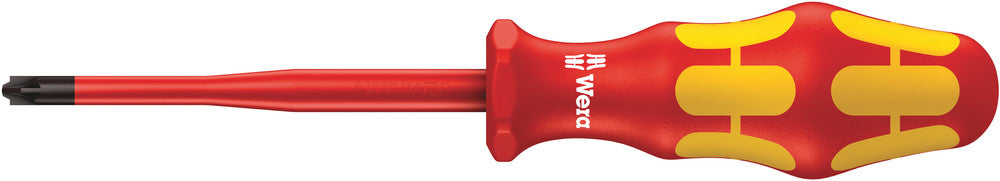 Wera Tools - 165 iS PZ/S VDE Insulated screwdriver with reduced blade diameter for PlusMinus screws (Pozidriv/slotted)