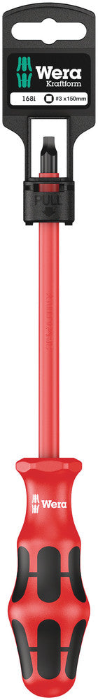 Wera Tools - 168 i SB VDE Insulated screwdriver for square socket head screws