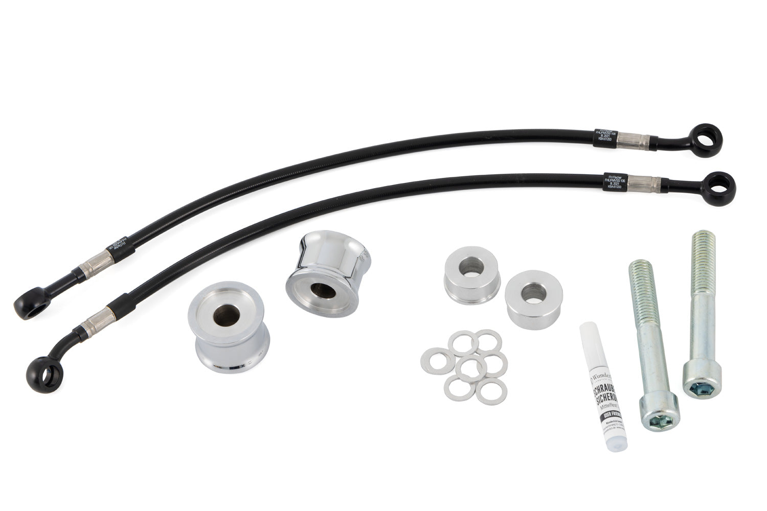 Raises the handlebar base by approx. 25 mm