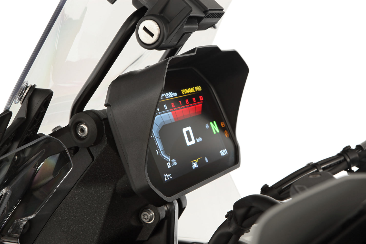 Wunderlich Glare shield for Cockpit TFT 6.5 inch - complete your BMW ✔ Premium components ✔ Integrated design ➜ Order now