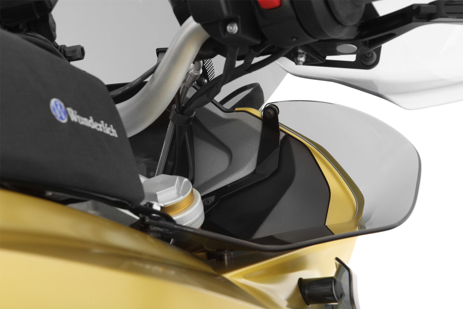 Wunderlich wind deflector »MARATHON-PLUS« effectively protect the RS rider from wind and weather influences