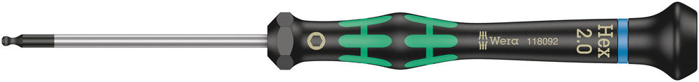 Wera Tools - 2052 Ball end hexagon screwdriver for electronic applications