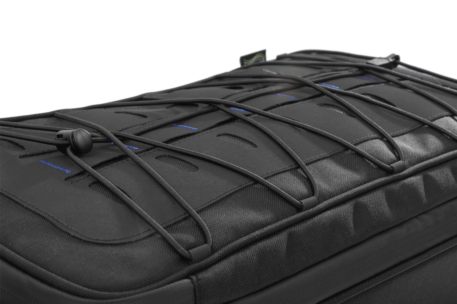 Our fitted BagPacker II case top bags attach to the side cases.
