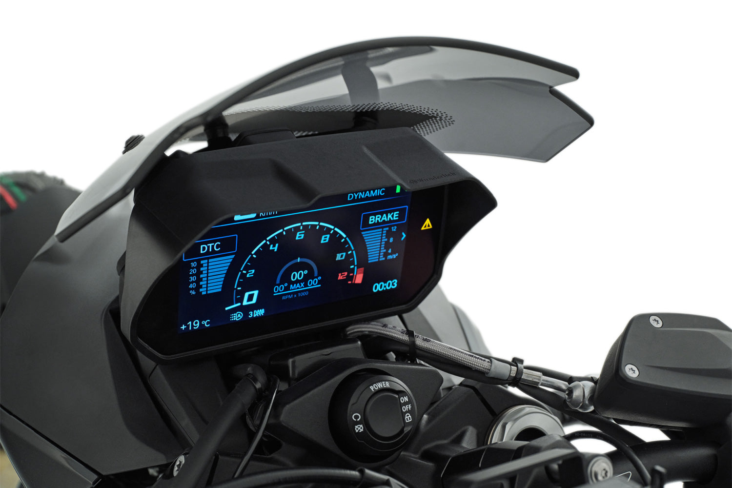 Wunderlich Glare shield for Cockpit TFT 6.5 inch - complete your BMW ✔ Premium components ✔ Integrated design ➜ Order now