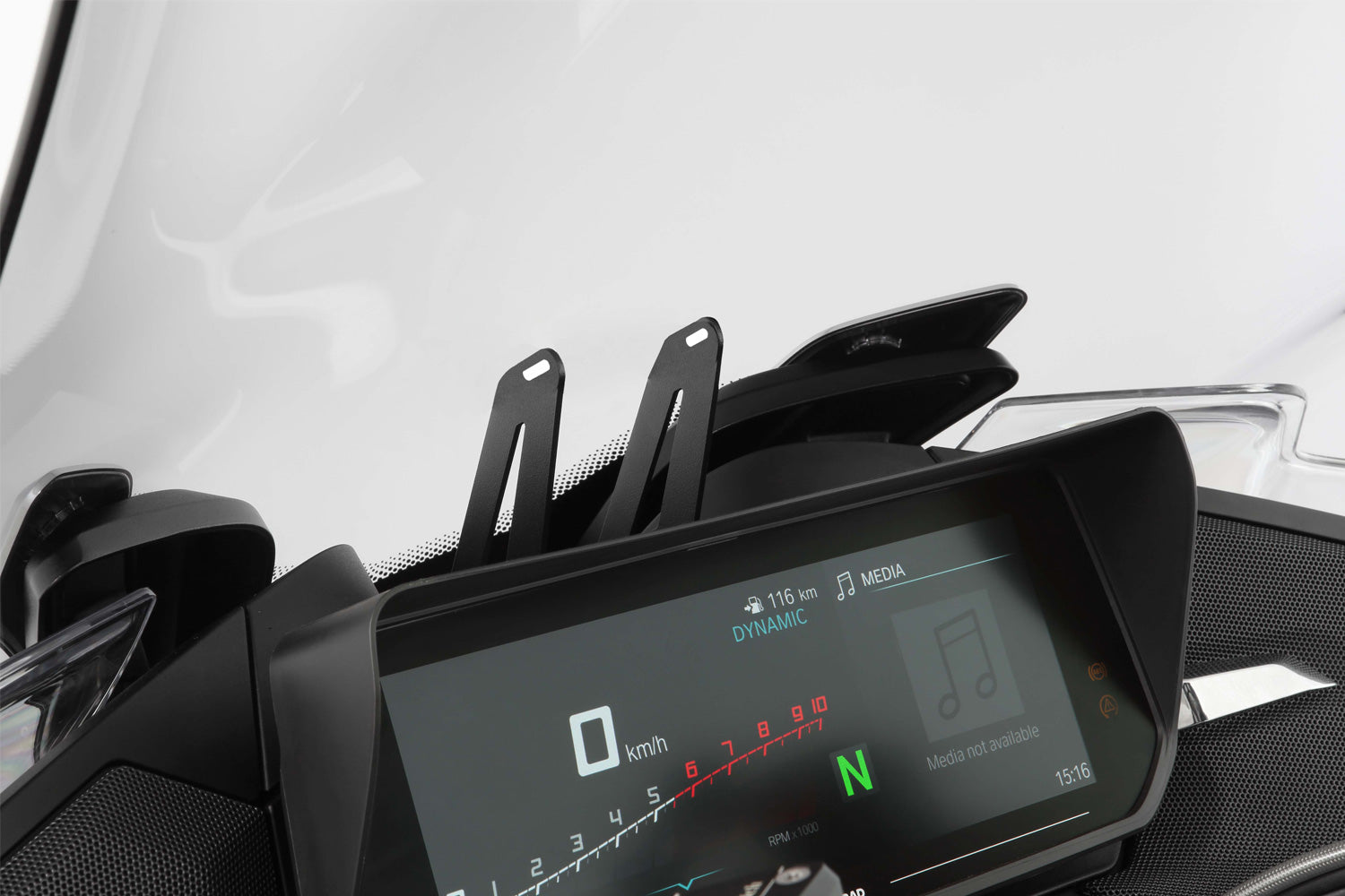 Wunderlich base holder for original Navigator R 1250 RT - complete your BMW ✔ Premium components ✔ Integrated design ➜ Order now