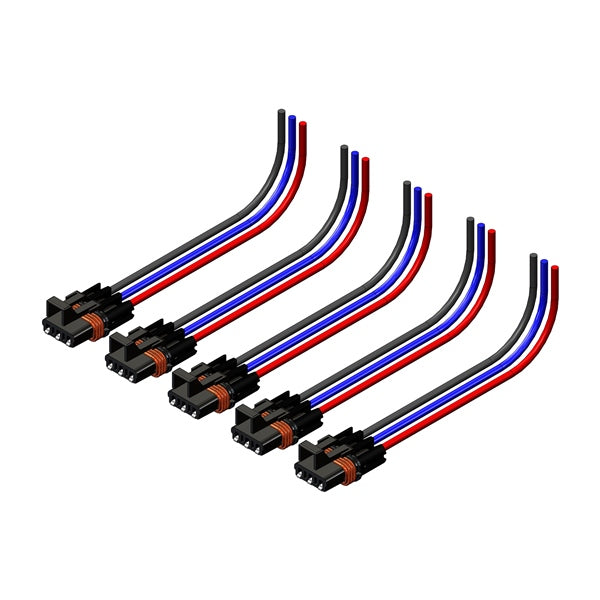 KFIProducts-WIRE 3-PIN HARNESS POL QTY5 KFI 102505 748252666796