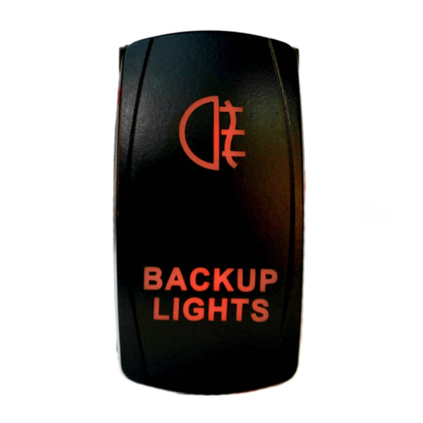 QuakeLed-SWITCH ROCKER 5 PINS BACKUP RD QUAKELED QRS284 718193339479