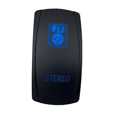 QuakeLed-SWITCH ROCKER 5 PINS STEREO BL QUAKELED QRS680 718193339202