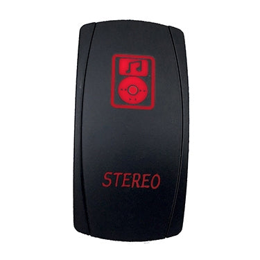 QuakeLed-SWITCH ROCKER 5 PINS STEREO RD QUAKELED QRS682 718193339226