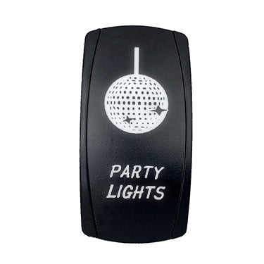 QuakeLed-SWITCH ROCKER 5 PINS PARTY LIGHTS WH QRS703 103552812762