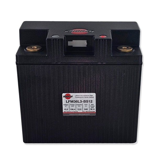 Shorai-LFM36L3-BS12 SHORAI BATTERY LFM36L3-BS12 4897034420968