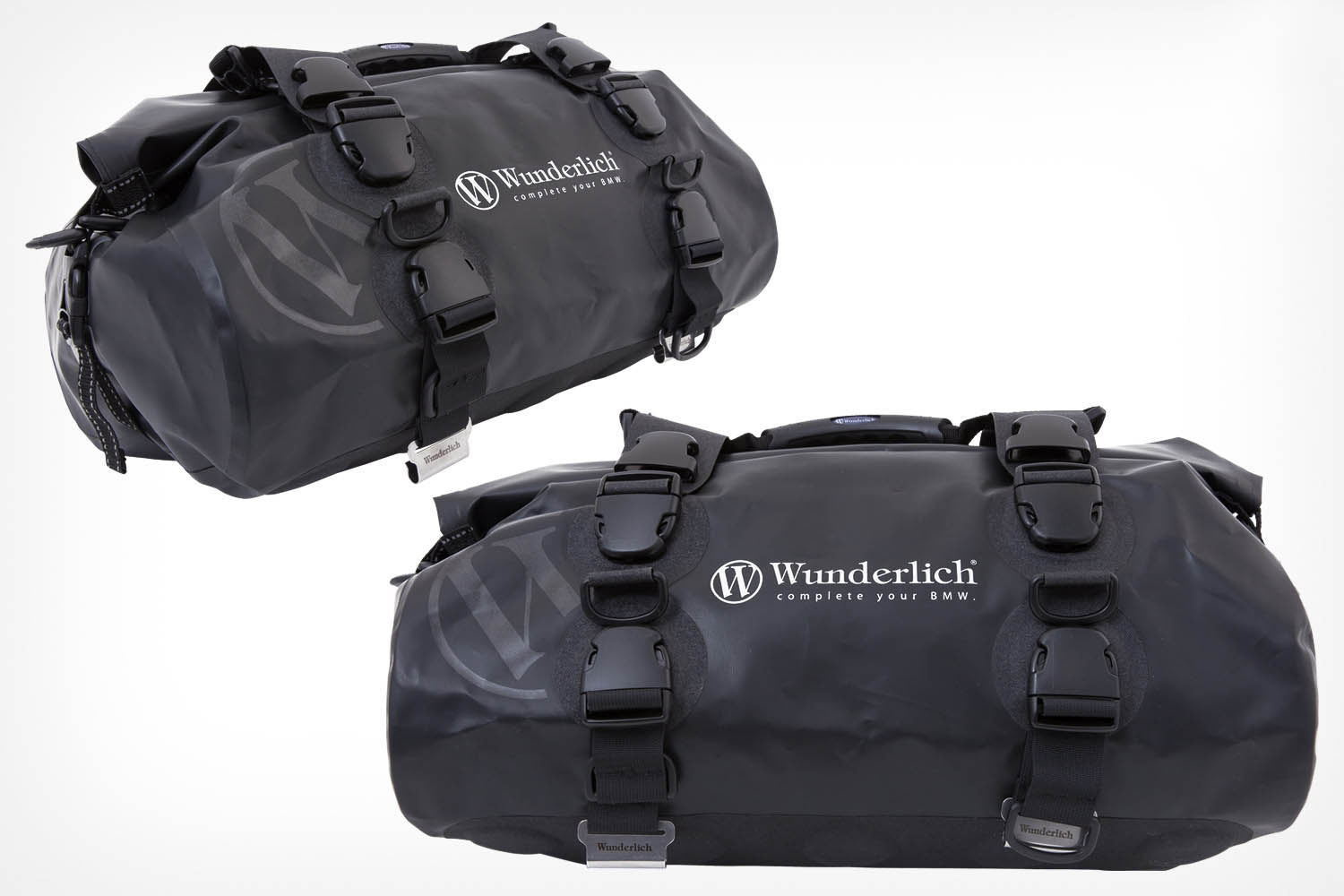 Rack Pack WP40, a top-quality and waterproof roll-up bag with an innovative mounting system.