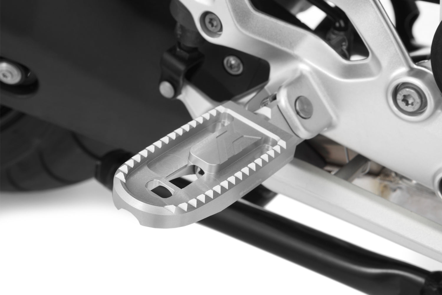 The footrests in our Vario EVO1 footrest system are constructed to be robust, sturdy, high-grip and dirt-resistant