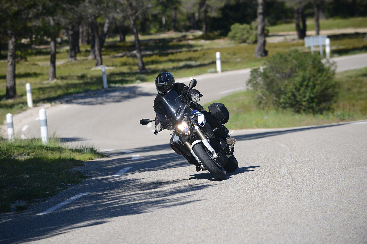 Protects the rear brake reservoir, which is otherwise vulnerable to deliberate damage and to being ripped off altogether.