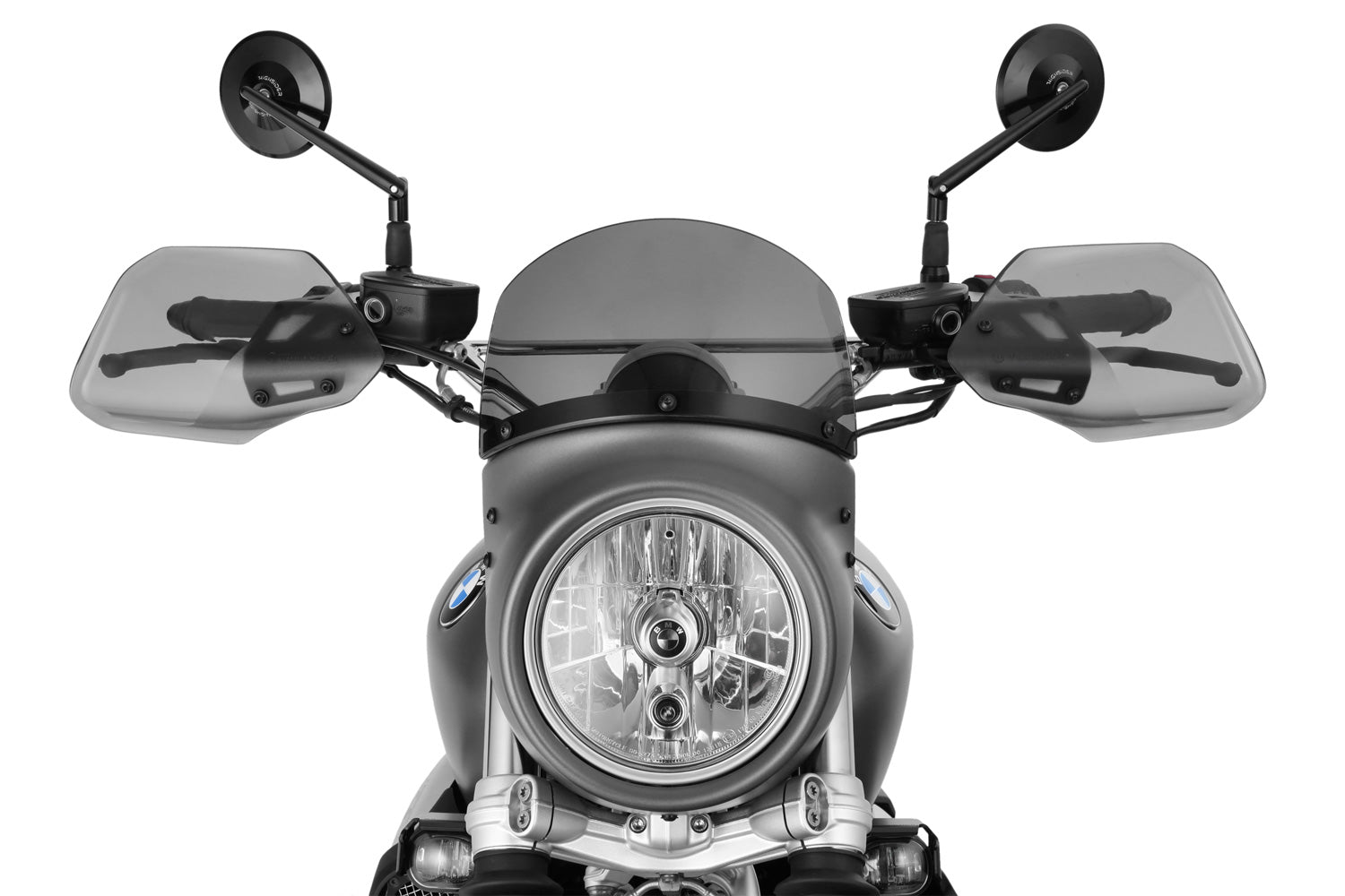 These hand guards offer maximum protection from cold, rain, or dirt.
